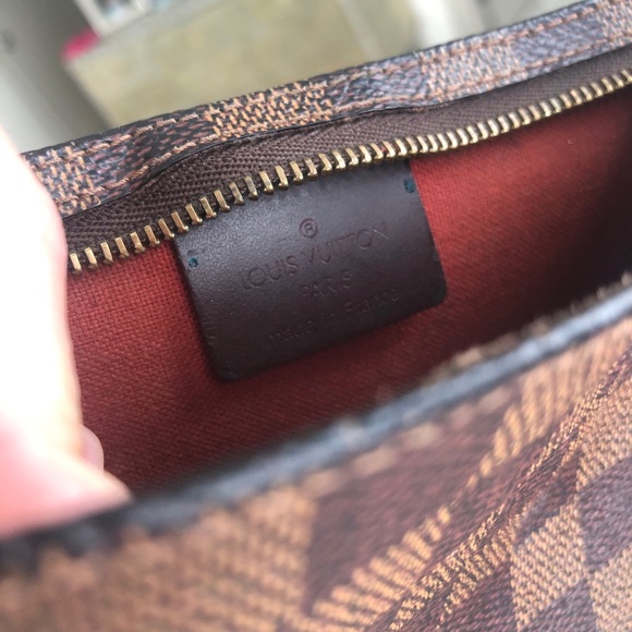 Louis Vuitton Pochette Damier check with d… - Picture 2 of 8